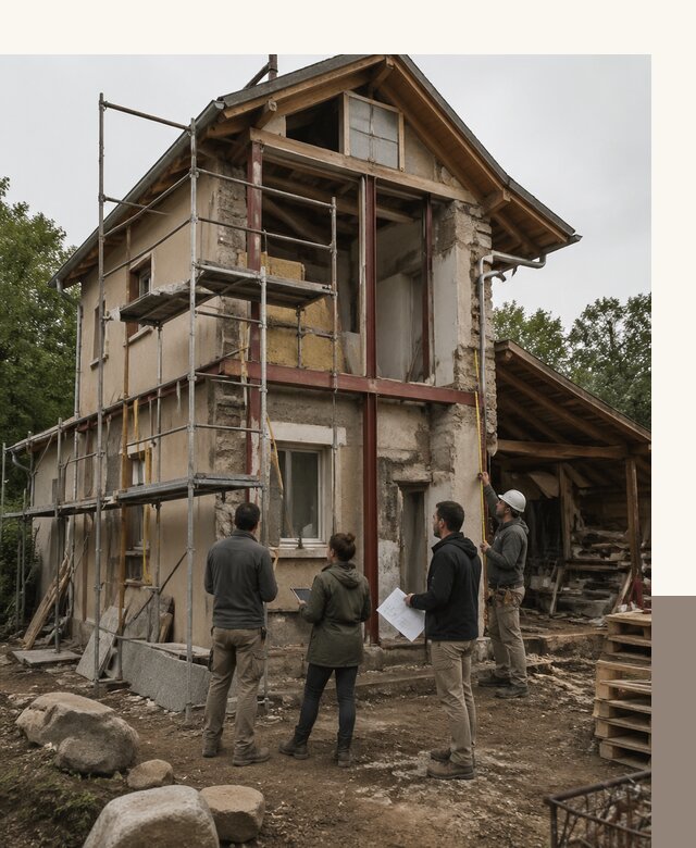 Реконструкция загородного дома под ключ в Назарове от бюро